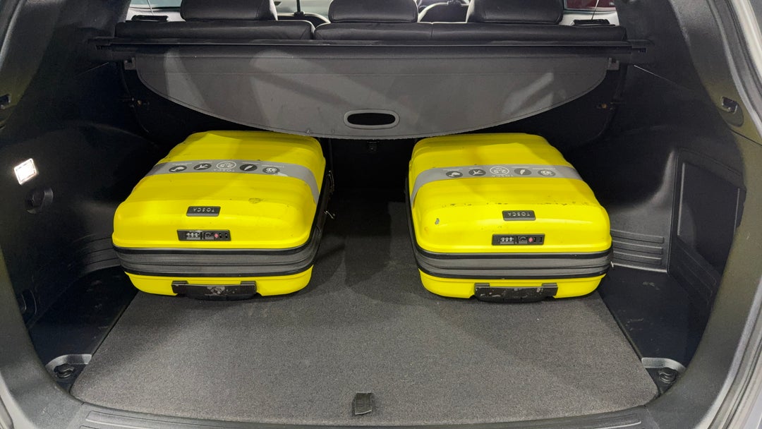 Boot Inside View with Luggage