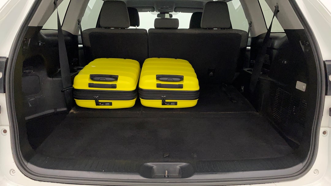 Boot Inside View with Luggage