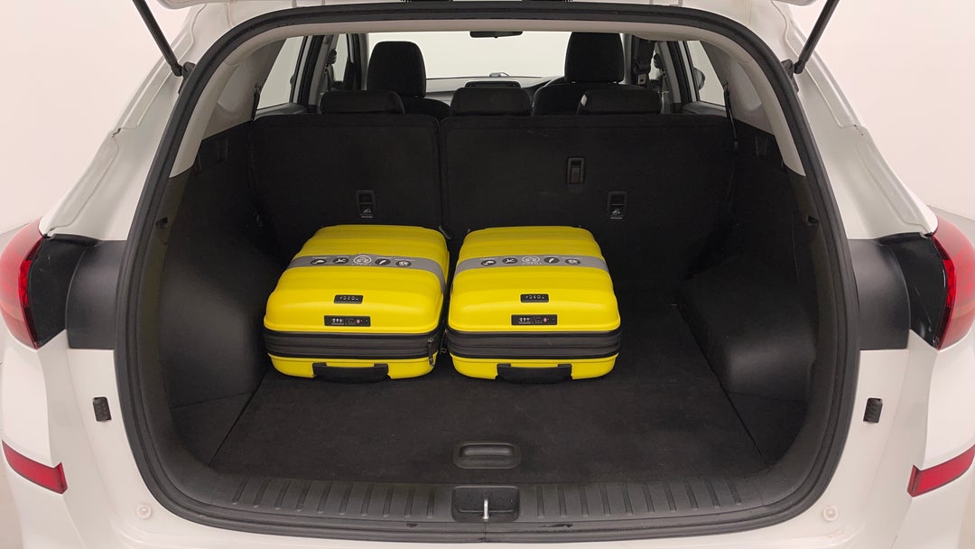 Boot Inside View with Luggage