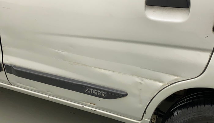 2012 Maruti Alto K10 VXI, Petrol, Manual, 44,082 km, Rear left door - Slightly dented