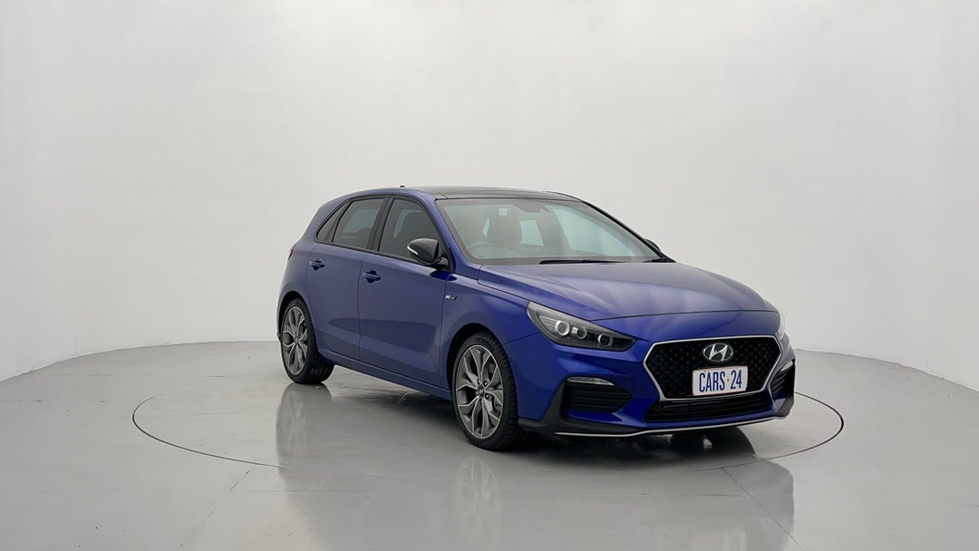 2023 Hyundai i30 N Line Premium, Automatic, 1828 km, Right Front Diagonal (45- Degree) View