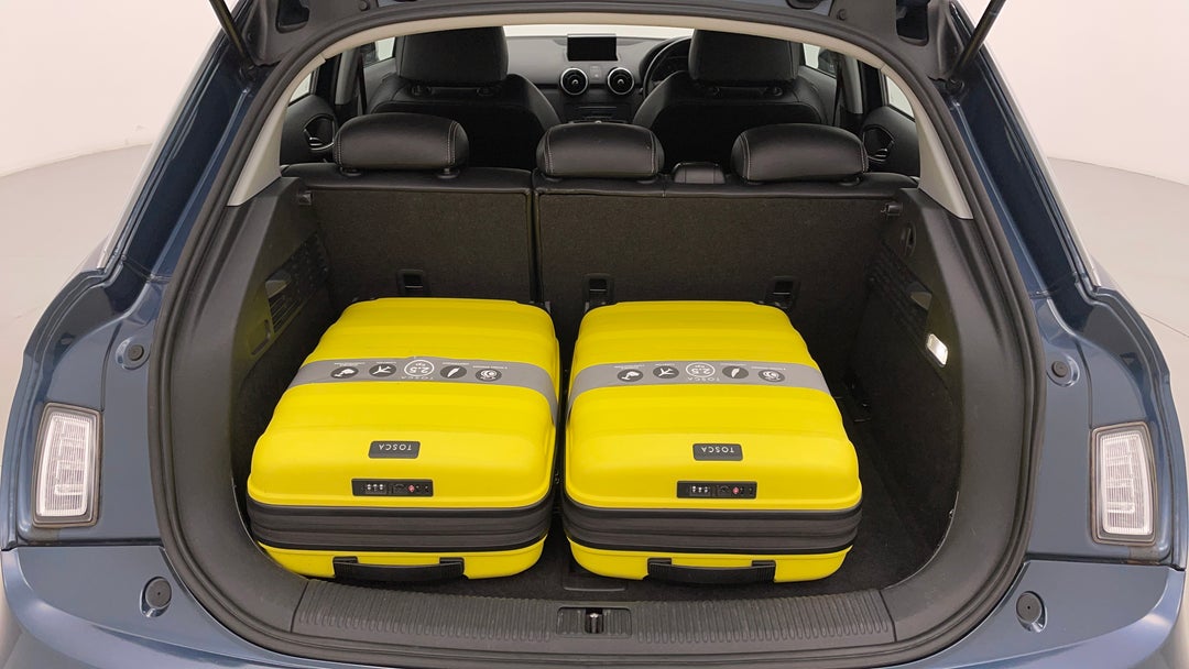 Boot Inside View with Luggage