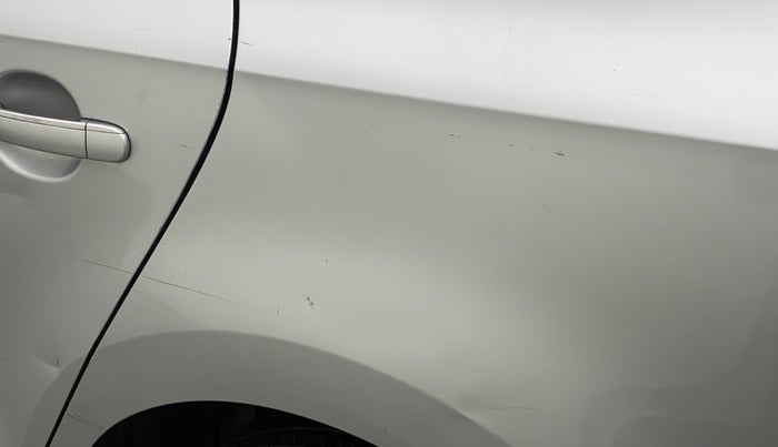 2017 Volkswagen Vento HIGHLINE PETROL AT, Petrol, Automatic, 89,137 km, Left quarter panel - Minor scratches