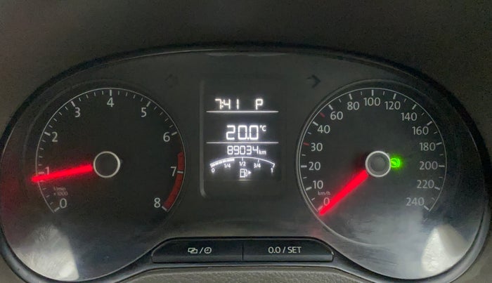 2017 Volkswagen Vento HIGHLINE PETROL AT, Petrol, Automatic, 89,137 km, Odometer Image