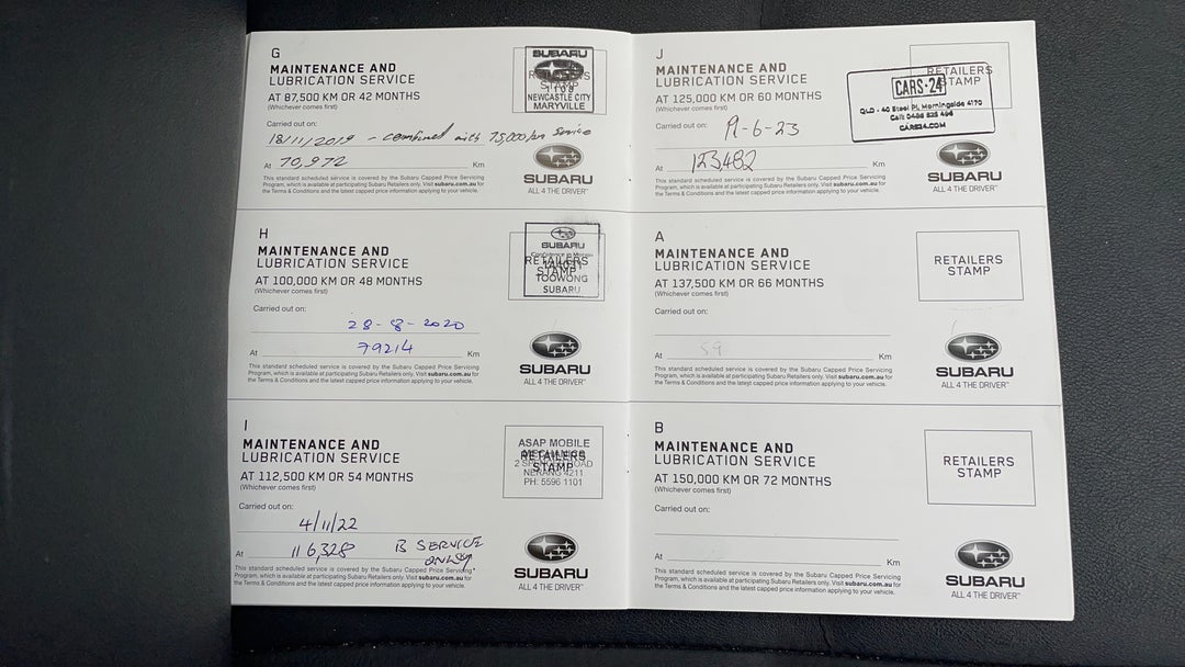 2015 Subaru Impreza 2.0i Premium (awd), Automatic, 123483 km, Service History