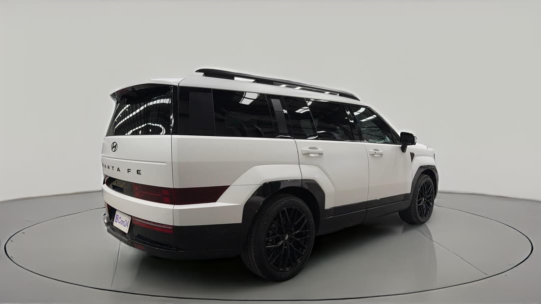 2024 Hyundai Santa Fe Calligraphy Hev (7 Seat) (blk), Automatic, 21567 km, Right Back Diagonal (45- Degree) View