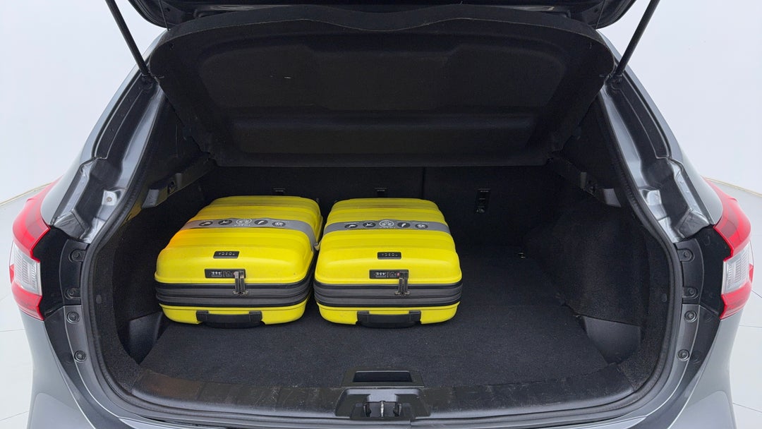Boot Inside View with Luggage