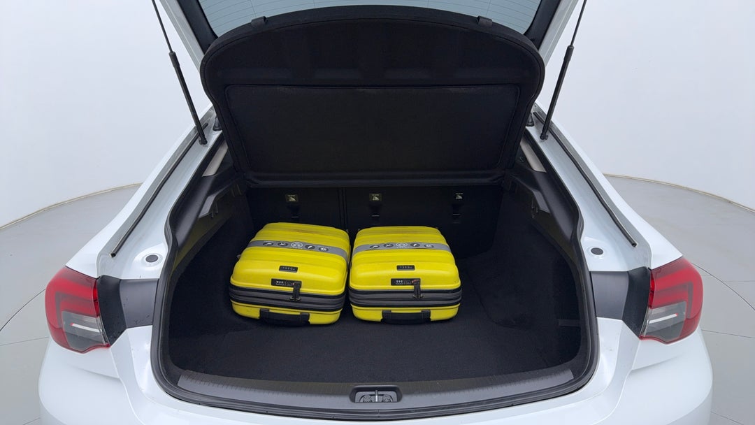 Boot Inside View with Luggage