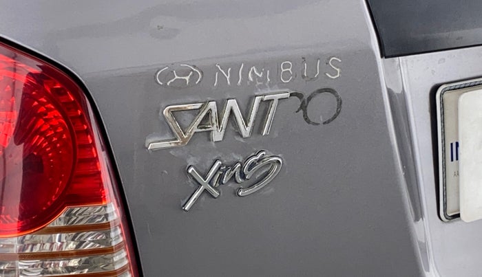 2013 Hyundai Santro Xing GLS, Petrol, Manual, 50,268 km, Rear monogram/logo - Missing