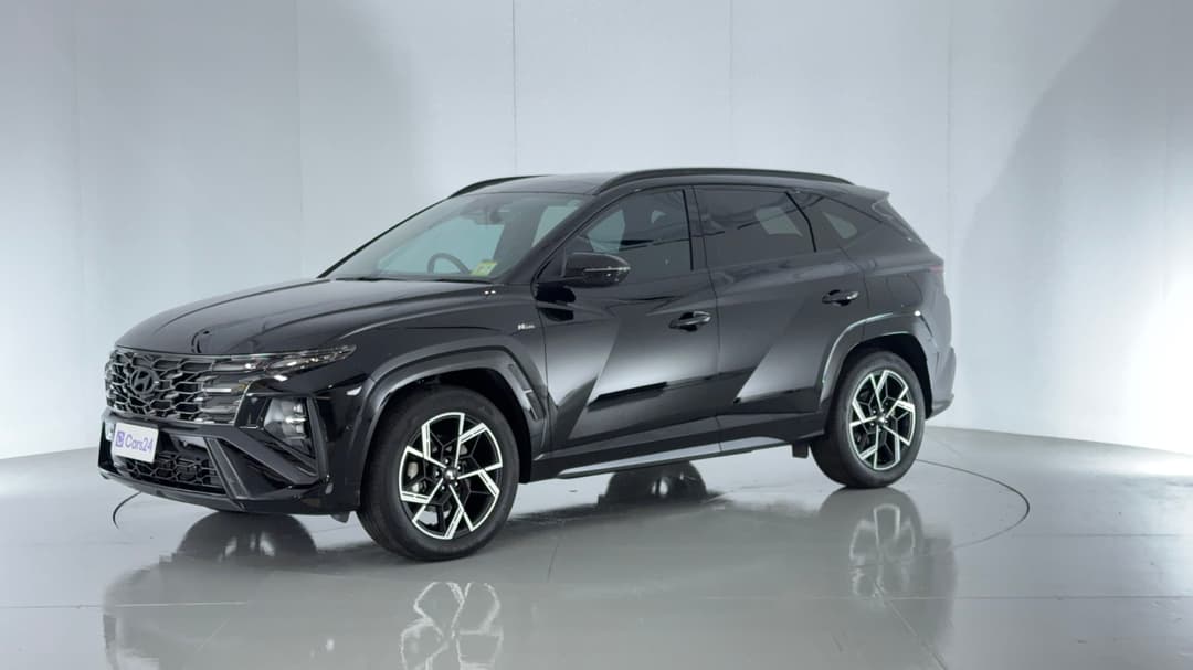 2025 Hyundai Tucson Premium N Line (AWD), Automatic, 17999 km, Left Front Diagonal (45- Degree) View