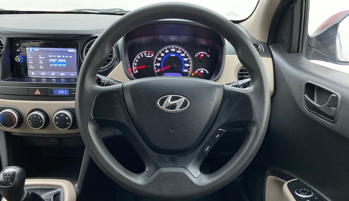 2014 Hyundai Grand i10 MAGNA 1.2 VTVT, Petrol, Manual, 32,139 km, Steering Wheel Close Up