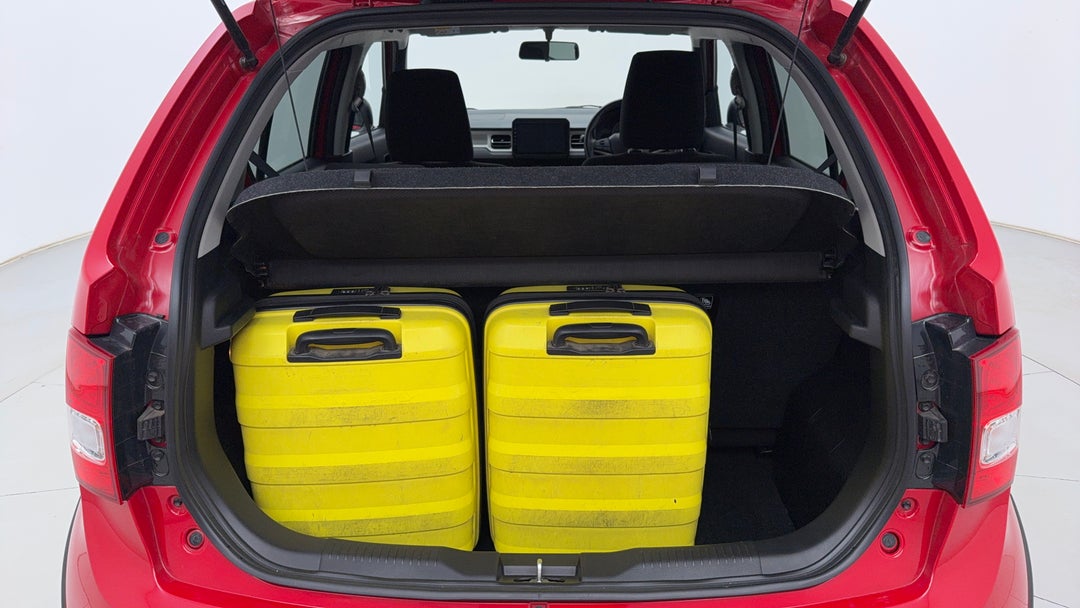 Boot Inside View with Luggage