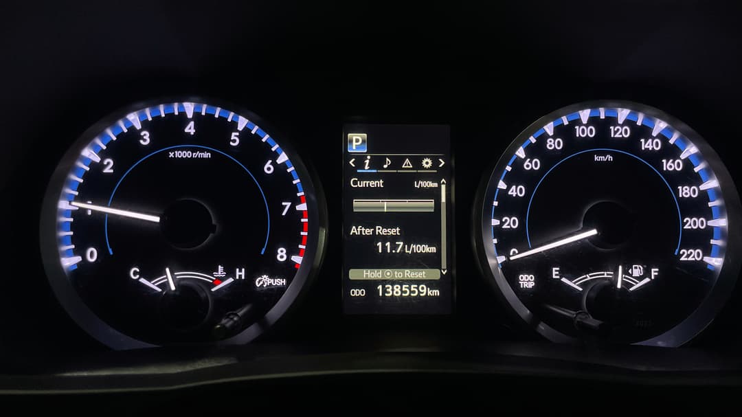 2017 Toyota Kluger Gx (4x2), Automatic, 138520 km, Odometer View