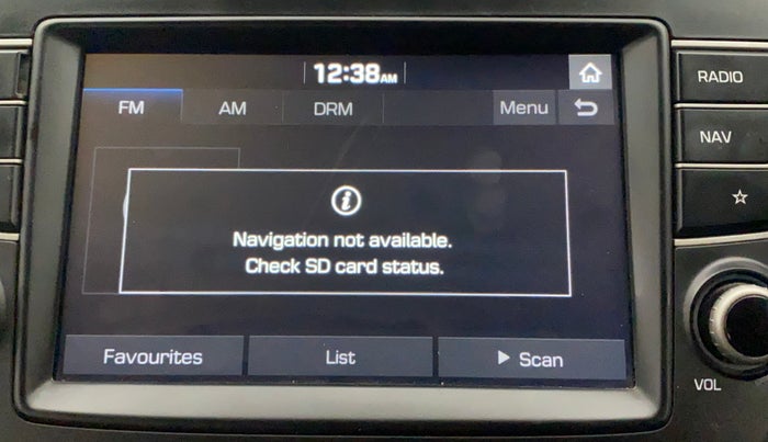 2019 Hyundai Elite i20 ASTA 1.2 (O), Petrol, Manual, 6,402 km, Infotainment system - GPS Card not working/missing