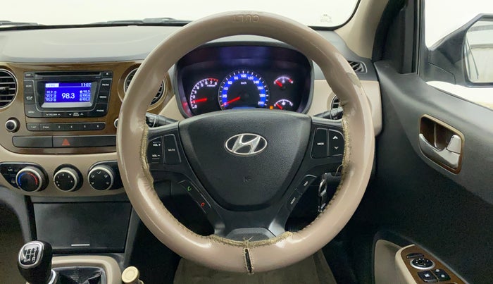 2015 Hyundai Xcent S (O) 1.2, Petrol, Manual, 87,042 km, Steering Wheel Close Up