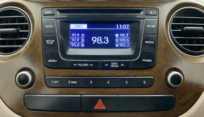 2015 Hyundai Xcent S (O) 1.2, Petrol, Manual, 87,042 km, Infotainment System
