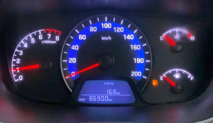 2015 Hyundai Xcent S (O) 1.2, Petrol, Manual, 87,042 km, Odometer Image