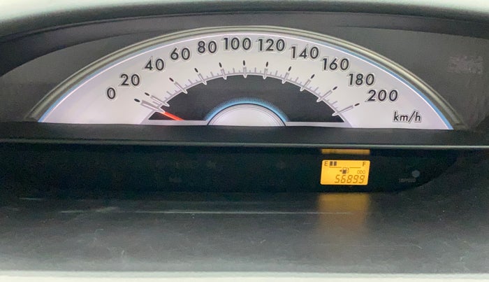 2011 Toyota Etios Liva G, Petrol, Manual, 56,898 km, Odometer Image