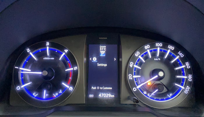 2018 Toyota Innova Crysta 2.8 ZX AT 7 STR, Diesel, Automatic, 47,029 km, Odometer Image