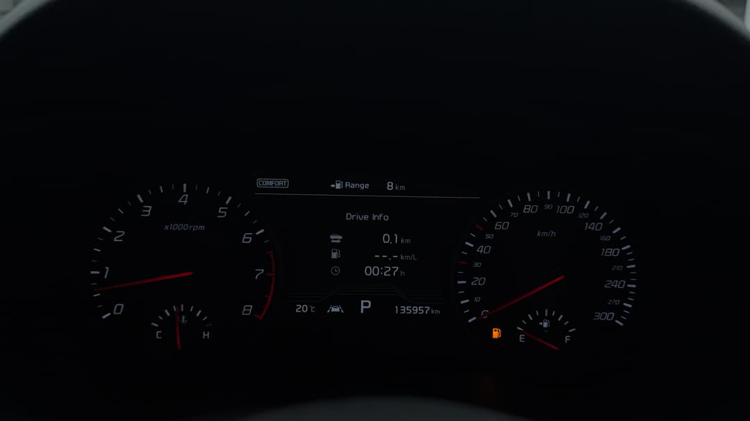 2019 Kia Stinger Gt (red Leather), Automatic, 135957 km, Odometer View