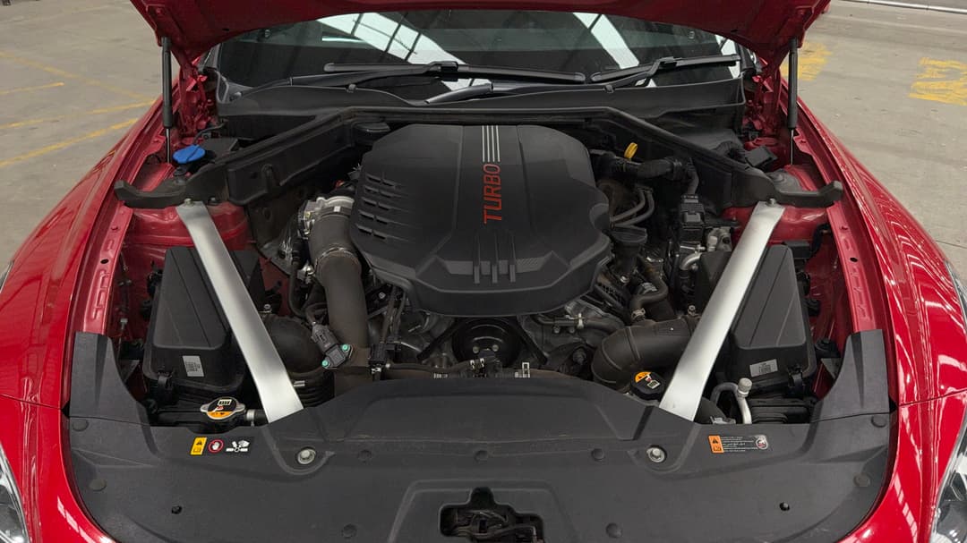 2019 Kia Stinger Gt (red Leather), Automatic, 135957 km, Open Bonnet (Engine)