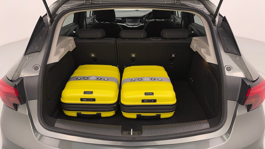 Boot Inside View with Luggage