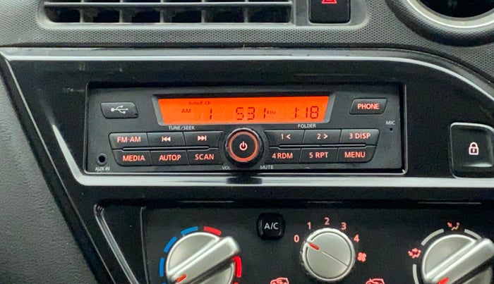 2018 Datsun Redi Go S 1.0, Petrol, Manual, 60,183 km, Infotainment System