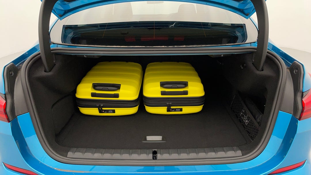 Boot Inside View with Luggage