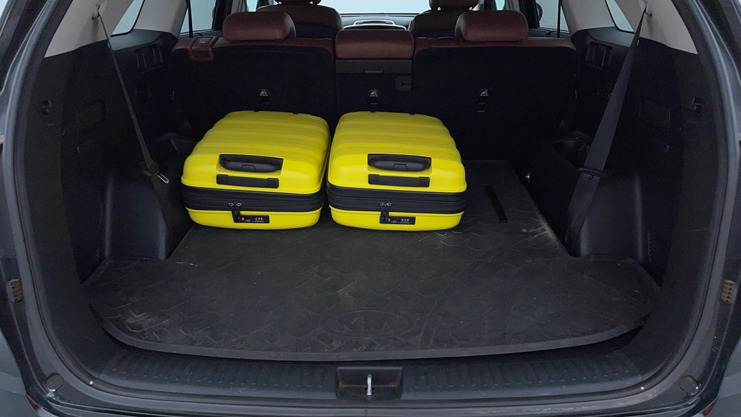 Boot Inside View with Luggage