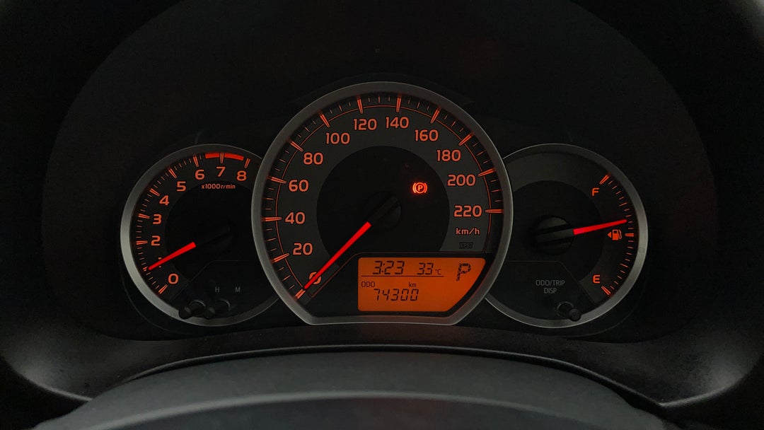 2016 Toyota Yaris Ascent, Automatic, 74300 km, Odometer View