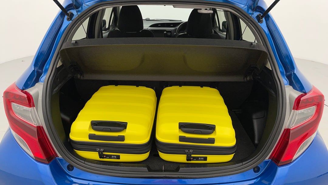 2016 Toyota Yaris Ascent, Automatic, 74300 km, Boot Inside View with Luggage