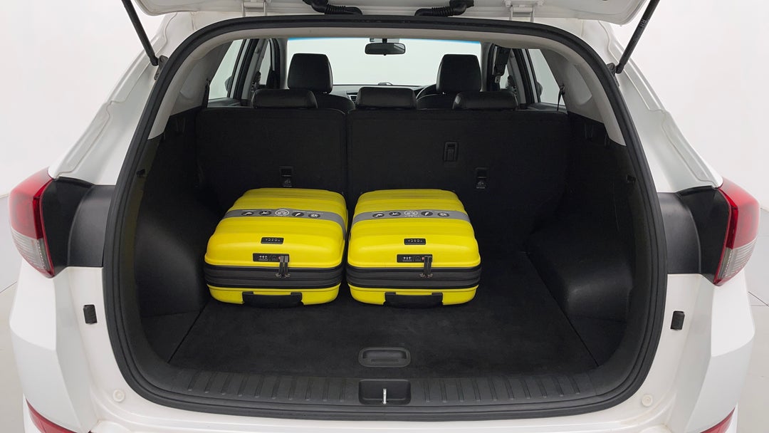 Boot Inside View with Luggage