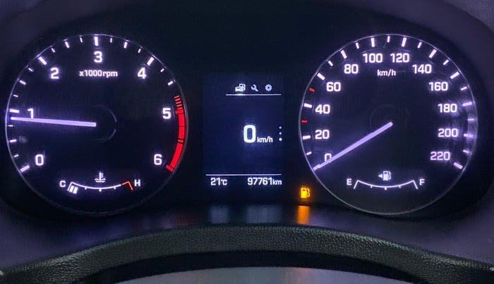 2016 Hyundai Creta 1.6 SX (O) CRDI, Diesel, Manual, 97,793 km, Odometer Image