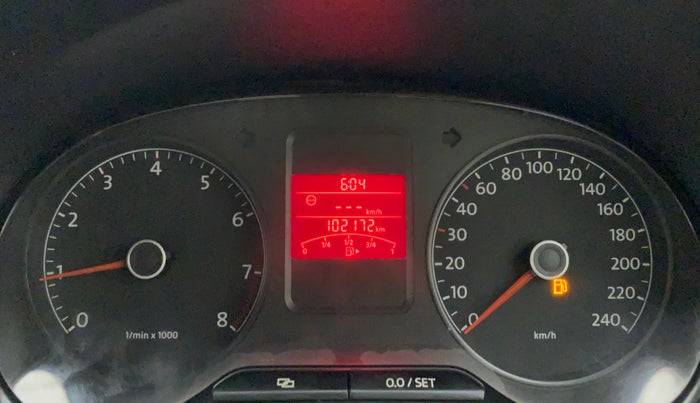 2014 Volkswagen Polo HIGHLINE1.2L, Petrol, Manual, 1,02,172 km, Odometer Image