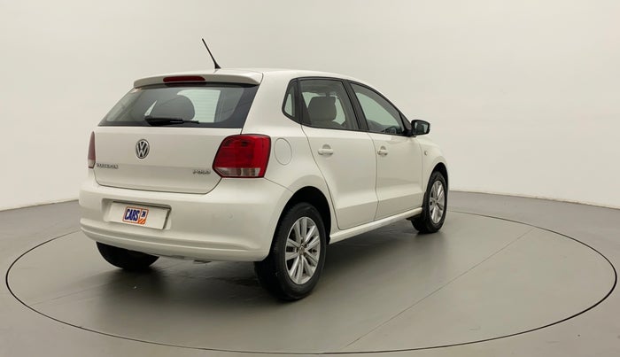 2014 Volkswagen Polo HIGHLINE1.2L, Petrol, Manual, 1,02,172 km, Right Back Diagonal