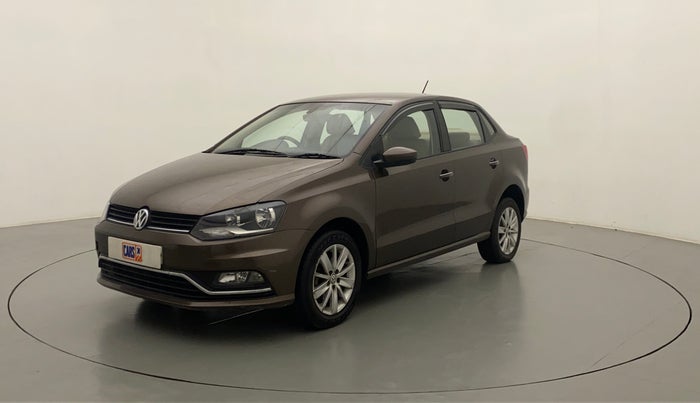 2017 Volkswagen Ameo HIGHLINE PLUS 1.5L AT 16 ALLOY, Diesel, Automatic, 1,02,724 km, Left Front Diagonal