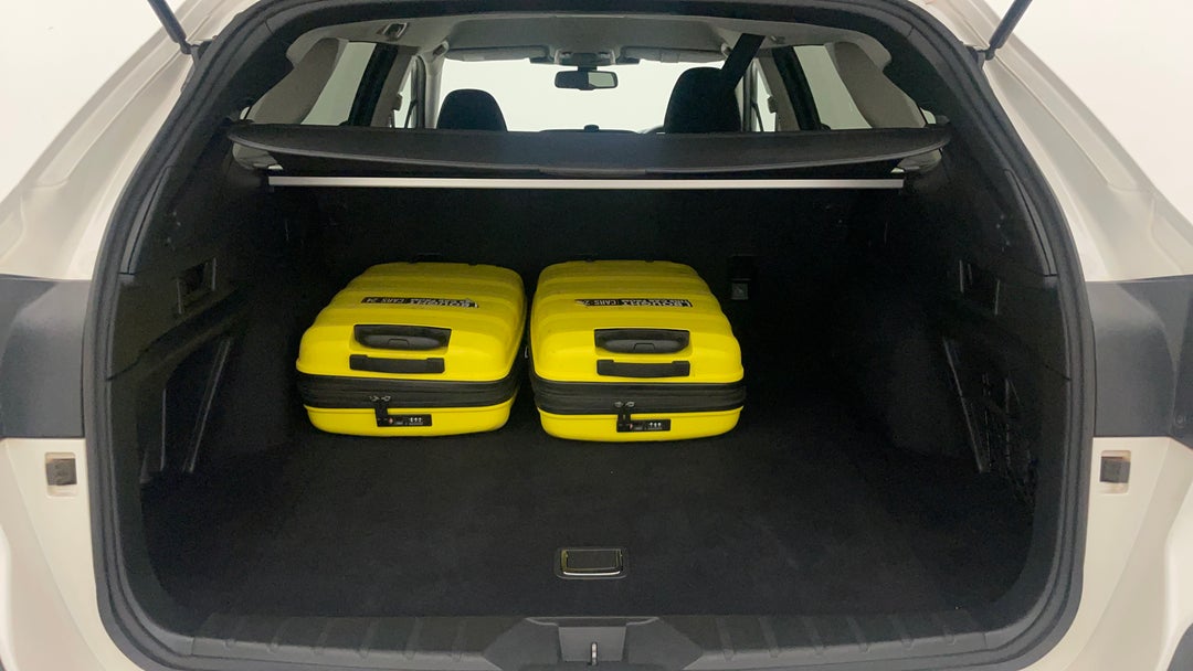 Boot Inside View with Luggage