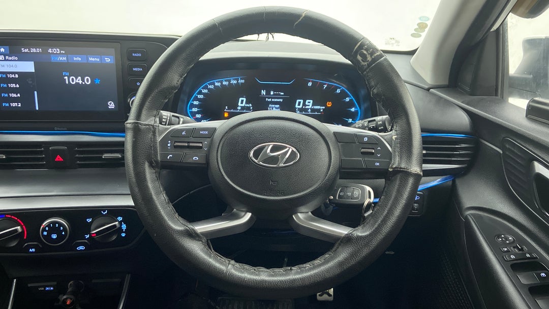 Steering Wheel Close Up
