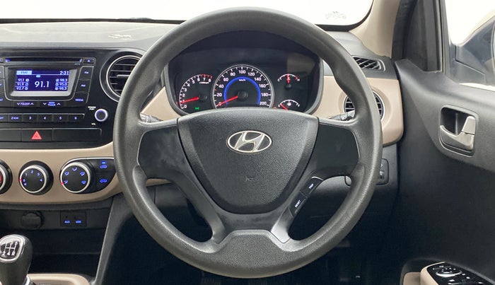 2014 Hyundai Grand i10 SPORTZ 1.2 KAPPA VTVT, Petrol, Manual, 49,751 km, Steering Wheel Close Up