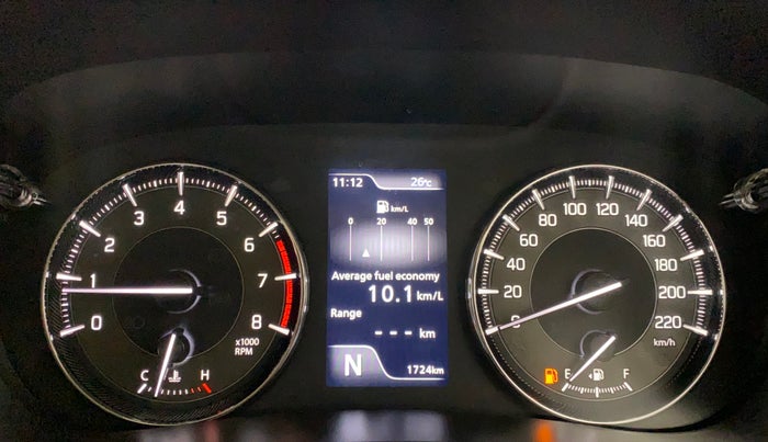 2023 Toyota Glanza G AMT, Petrol, Automatic, 1,724 km, Odometer Image