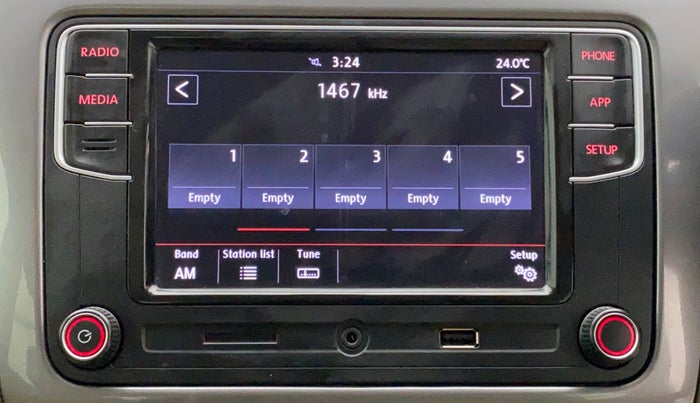 2020 Volkswagen Vento HIGHLINE 1.0L TSI AT, Petrol, Automatic, 36,633 km, Infotainment System