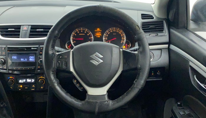 2015 Maruti Swift ZXI, Petrol, Manual, 49,192 km, Steering Wheel Close Up
