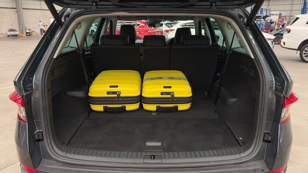 2021 SKODA Kodiaq 132 Tsi (4x4), Automatic, 72517 km, Boot Inside View with Luggage