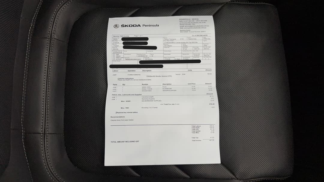 2021 SKODA Kodiaq 132 Tsi (4x4), Automatic, 72517 km, Service History