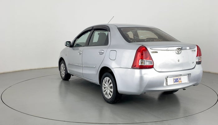 2011 Toyota Etios G, CNG, Manual, 73,470 km, Left Back Diagonal