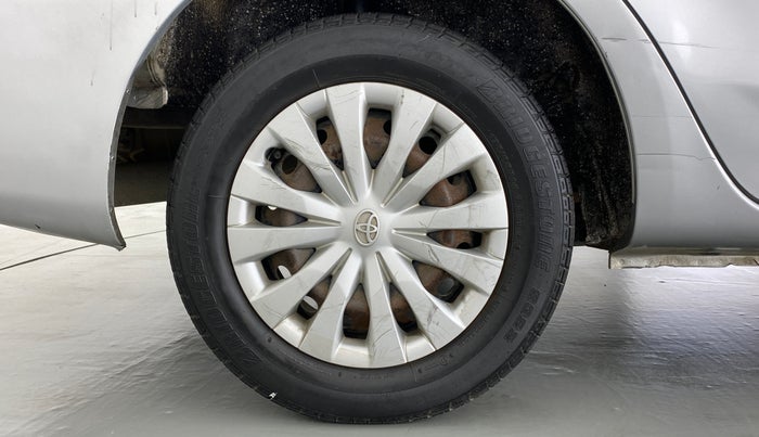 2011 Toyota Etios G, CNG, Manual, 73,470 km, Right Rear Wheel