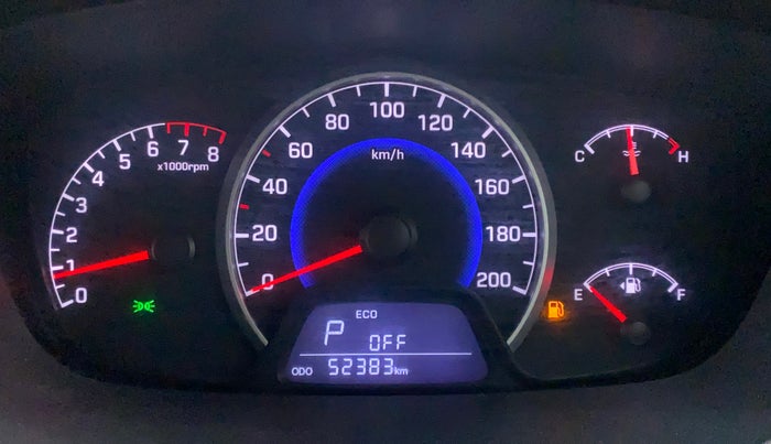 2018 Hyundai Grand i10 SPORTZ AT 1.2 KAPPA VTVT, Petrol, Automatic, 52,383 km, Odometer Image