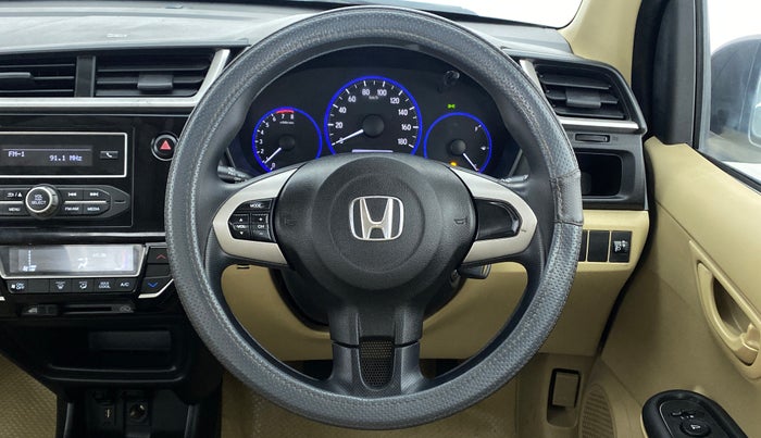 2017 Honda Amaze 1.2 SMT I VTEC, Petrol, Manual, 44,987 km, Steering Wheel Close Up