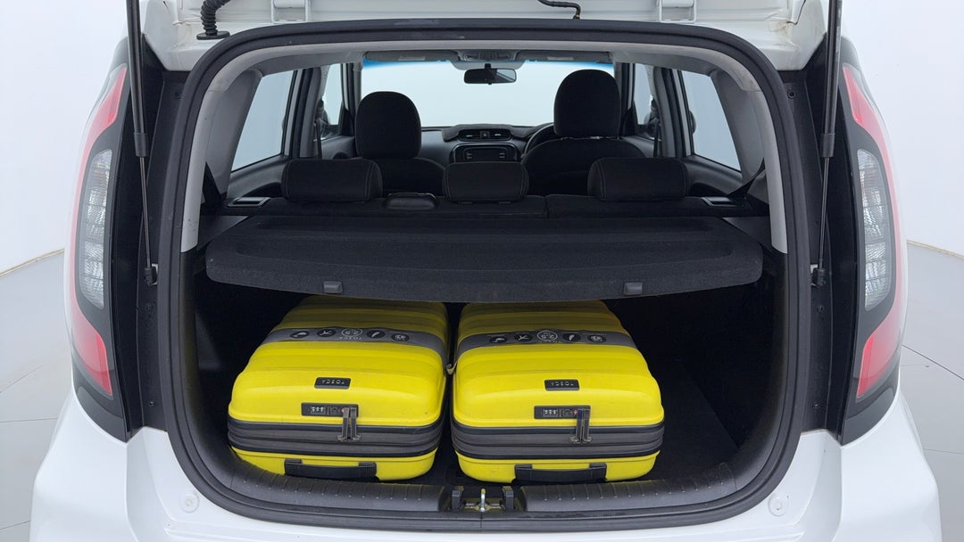 Boot Inside View with Luggage