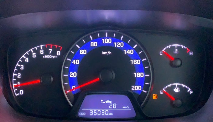 2015 Hyundai Xcent S 1.2 OPT, Petrol, Manual, 35,092 km, Odometer Image